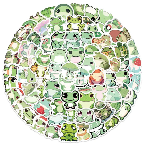 Mini Frog Stickers