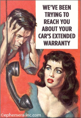 Car's Extended Warranty Magnet