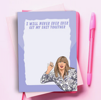 Taylor Swift Never Ever Notepad