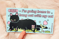 Tender Ghost Hang Out With My Cat Bumper Sticker