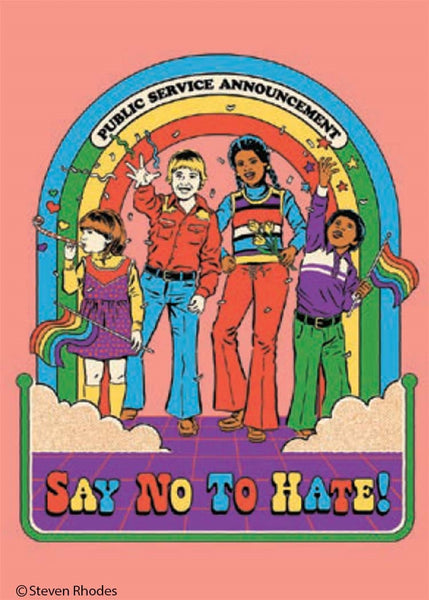 Say No To Hate PSA Magnet