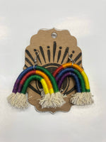 Handmade Boho Rainbow Earrings
