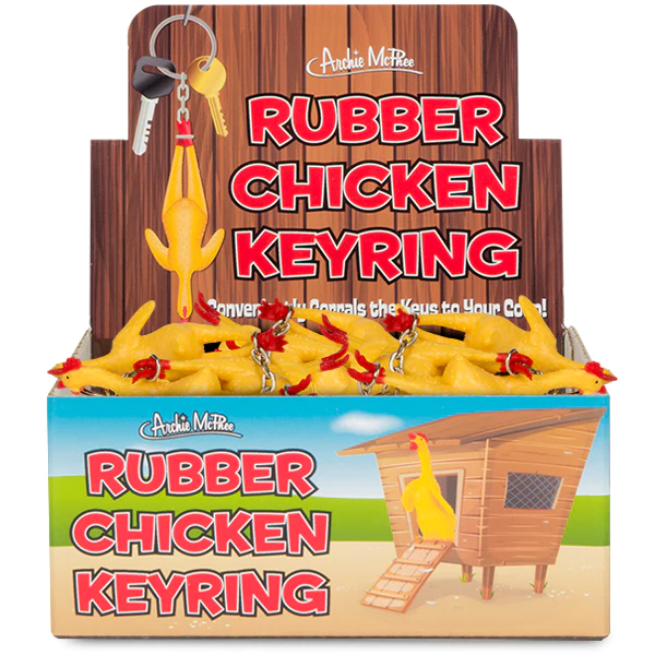 Rubber Chicken Keychain