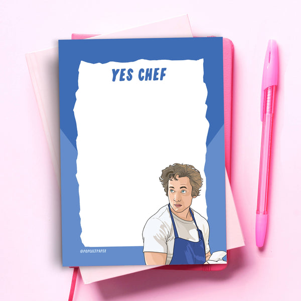 Yes Chef The Bear Notepad