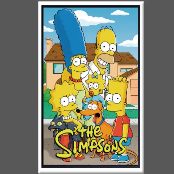 Simpsons Family Poster Magnet
