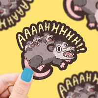 Possum AHHH! Sticker