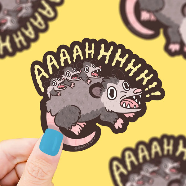 Possum AHHH! Sticker