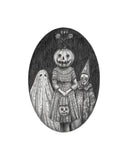 Caitlin McCarthy Trick or Treat Fine Art Print - Vintage Halloween: 8" x 10"