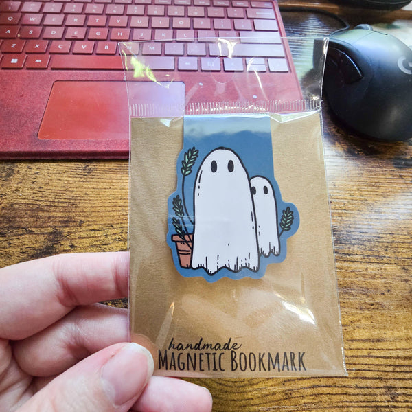 Fall Ghost Magnetic Bookmark