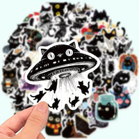 Black Cat Assorted Stickers