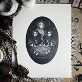 Caitlin McCarthy Seance - Fine Art Print - Victorian Spiritualism - Ghosts: 5x7"