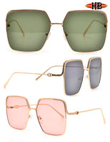 Square Coloured "Breton" Sunglasses