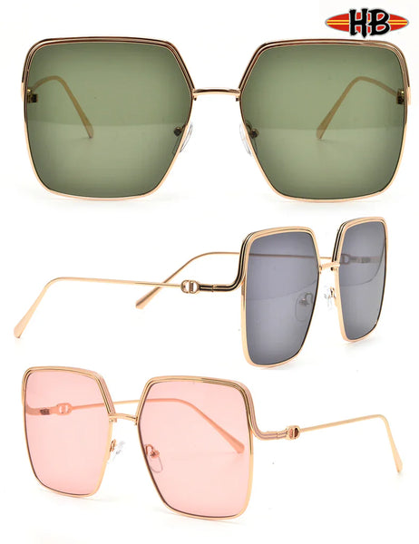 Square Coloured "Breton" Sunglasses
