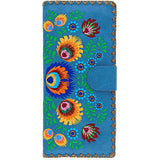 Polish Flora Embroidered Large Wallet
