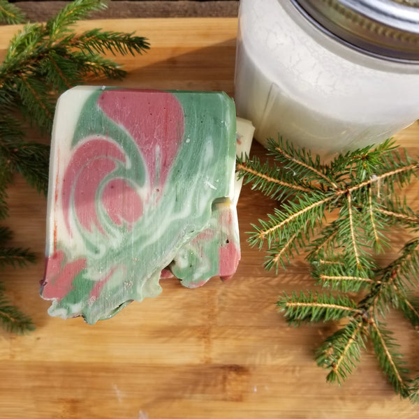 Backwoods Trail New Brunswick Made Handcrafted Bar Soap - Peace, Love, Peppermint