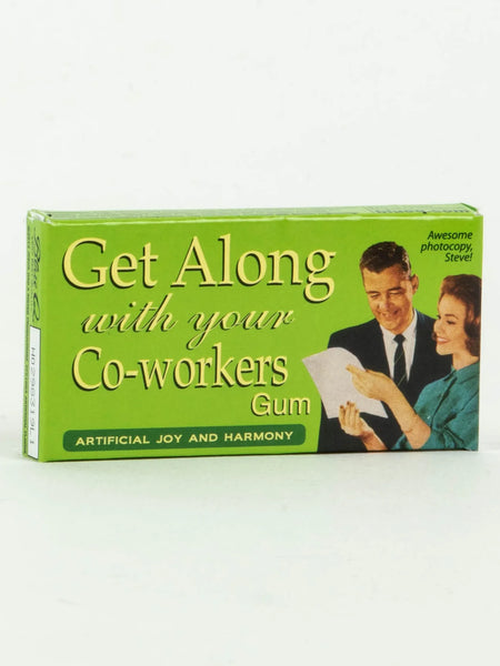 Get Along With Your Co-Workers Blue Q Gum