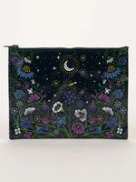 Starry Garden XL Zipper Pouch