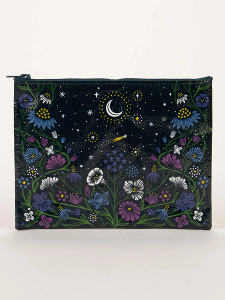Starry Garden XL Zipper Pouch
