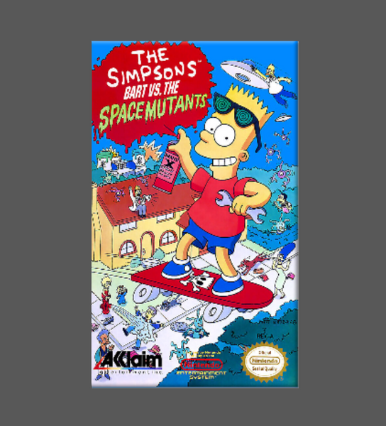 NES Bart vs Space Mutant Magnet