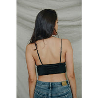 Velvet Longline Bralette- Assorted Colours