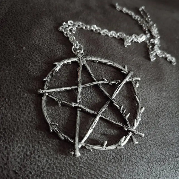 Pentagram necklace on sale
