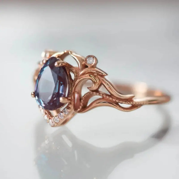 Ornate Gemstone Ring set