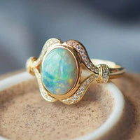 Vintage Inspired Opal Ring