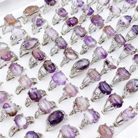 Amethyst Gemstone Rings (Various Sizes)