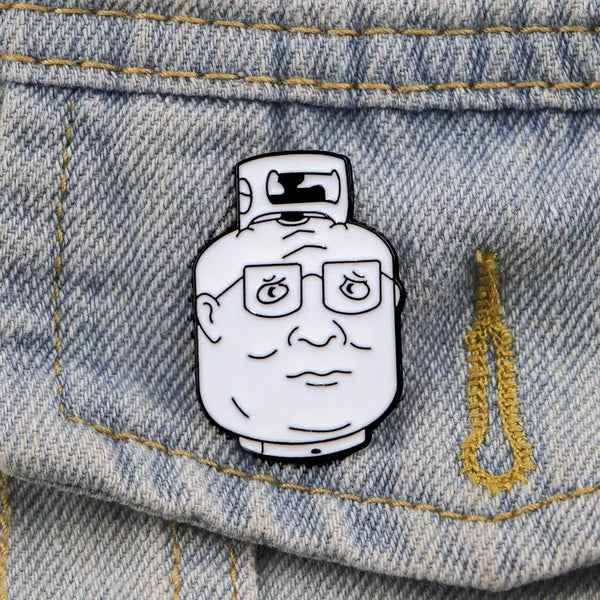 Hank Tank King of the Hill Alloy Pin