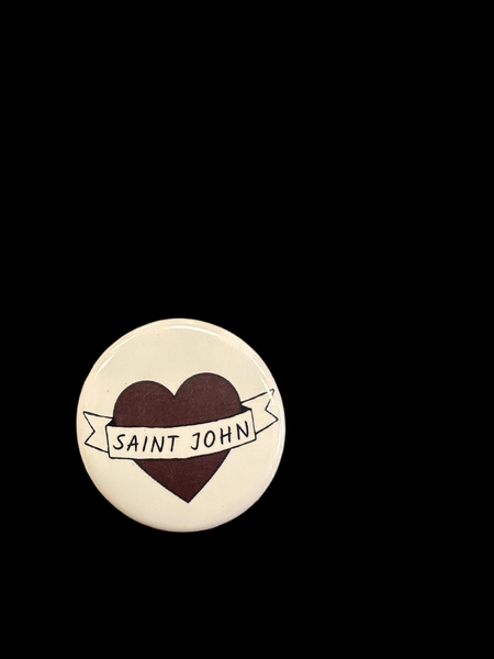 Saint John Heart Banner Magnet