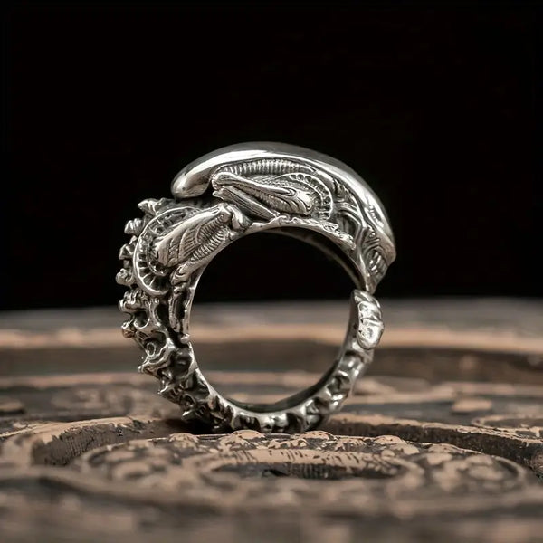 Adjustable Alien Wrapped Ring