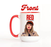 Taylor Red Mug with Red Handle