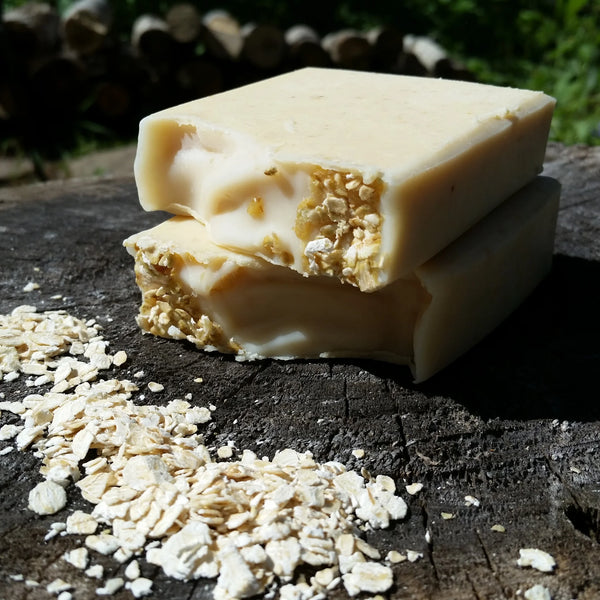Backwoods Trail New Brunswick Made Handcrafted Bar Soap - Oatmeal & Honey (unscented)
