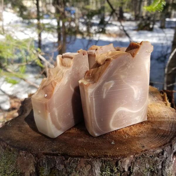Backwoods Trail New Brunswick Made Handcrafted Bar Soap - Maple Sugar Goat Milk