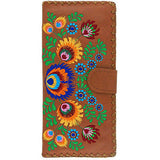 Polish Flora Embroidered Large Wallet