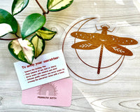 Dragonfly Suncatcher Sticker