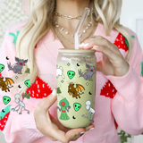 Cryptid Creatures Glass Cup