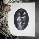 Caitlin McCarthy Death and the Maiden Fine Art Print - Danse Macabre: 5x7"