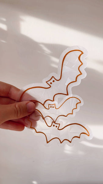 Bats Mini Suncatcher Sticker
