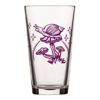 Mushroom Beer Pint Glass