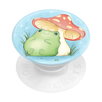 Sleepy Mushroom Frog Pop Socket