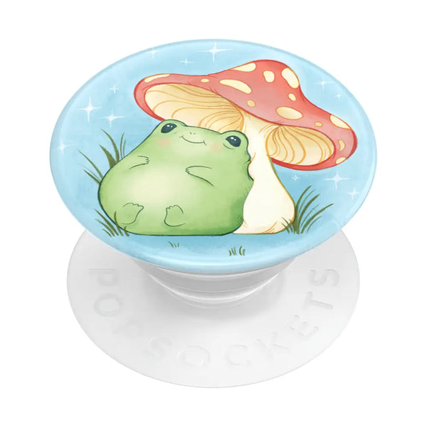 Sleepy Mushroom Frog Pop Socket