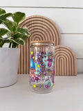 90's Icons Glass Cup