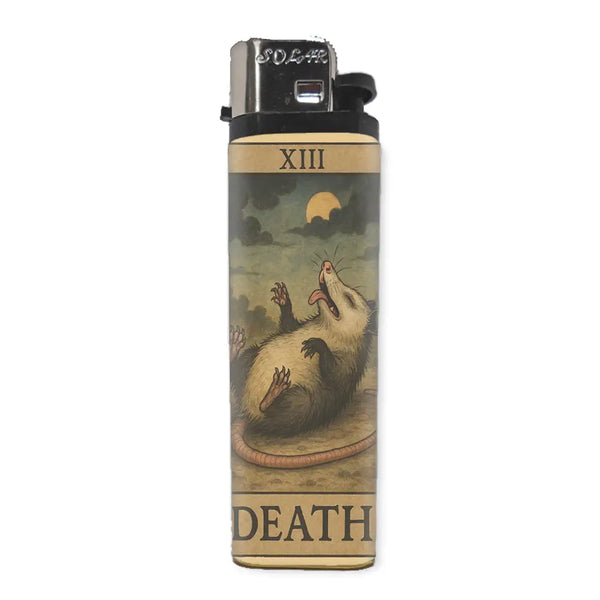Death Possum Tarot Card Basic Lighter