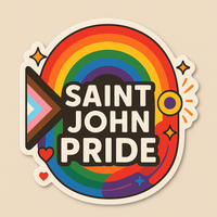 Saint John Pride Glossy Vinyl Sticker