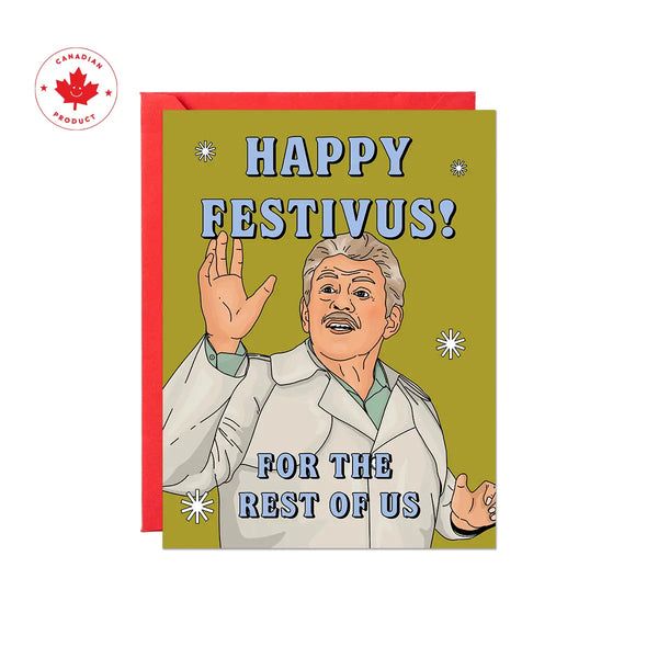 Happy Festivus Christmas Card