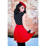 Red Skater Skirt