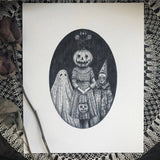 Caitlin McCarthy Trick or Treat Fine Art Print - Vintage Halloween: 8" x 10"