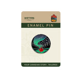 Aurora Borealis Canada Enamel Pin