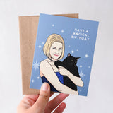 Sabrina The Teenage Witch Have a Magical Birthday 90's Pop Culture Birthday Greeting Card